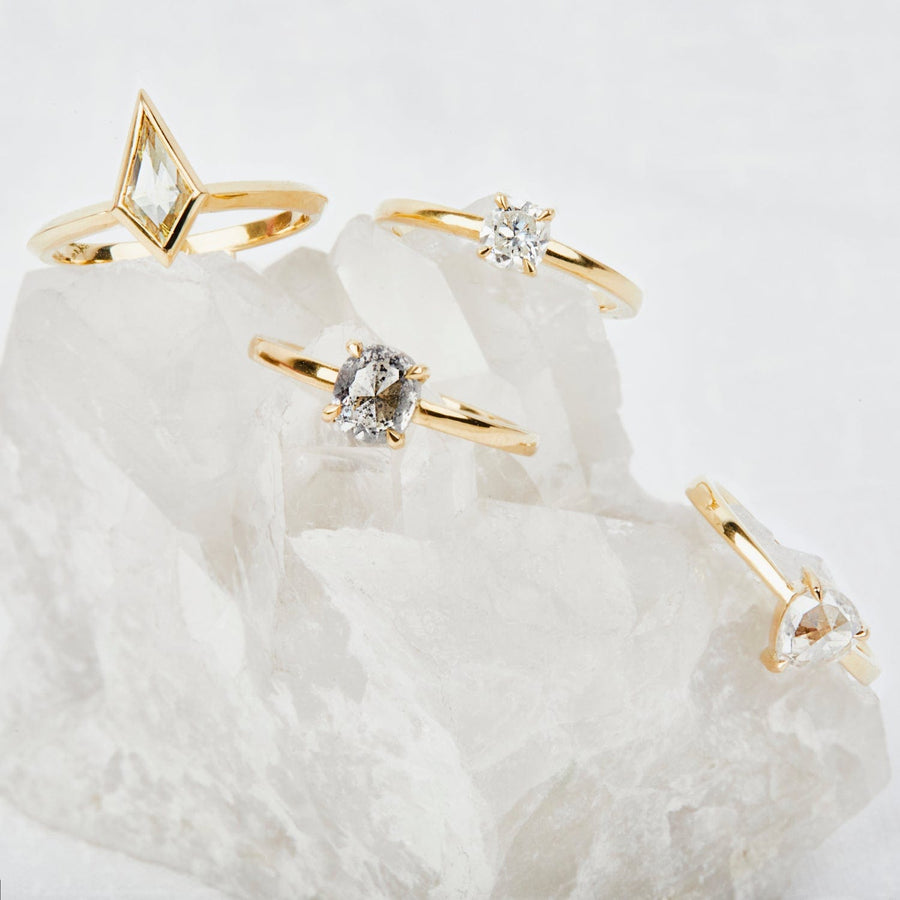Sophia Perez Jewellery Rings 0.52ct Salt and Pepper Diamond Juno Ring