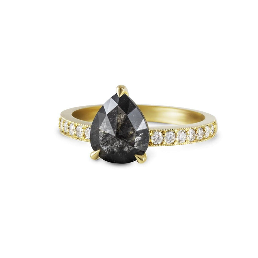 Sophia Perez Jewellery Rings Black Diamond Pave Ring