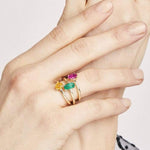 Sophia Perez Jewellery Rings Emerald Gold Ring