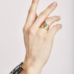 Sophia Perez Jewellery Rings Emerald Gold Ring