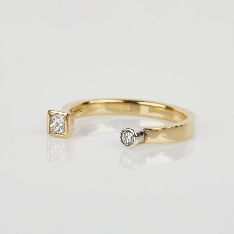 Sophia Perez Jewellery Rings White Diamond Dot Ring