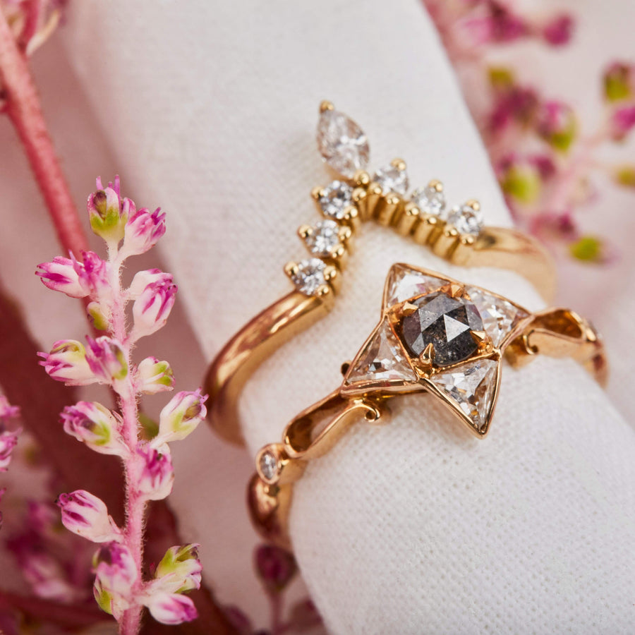 Sophia Perez Jewellery Wedding Rings Diamond Peak Ring