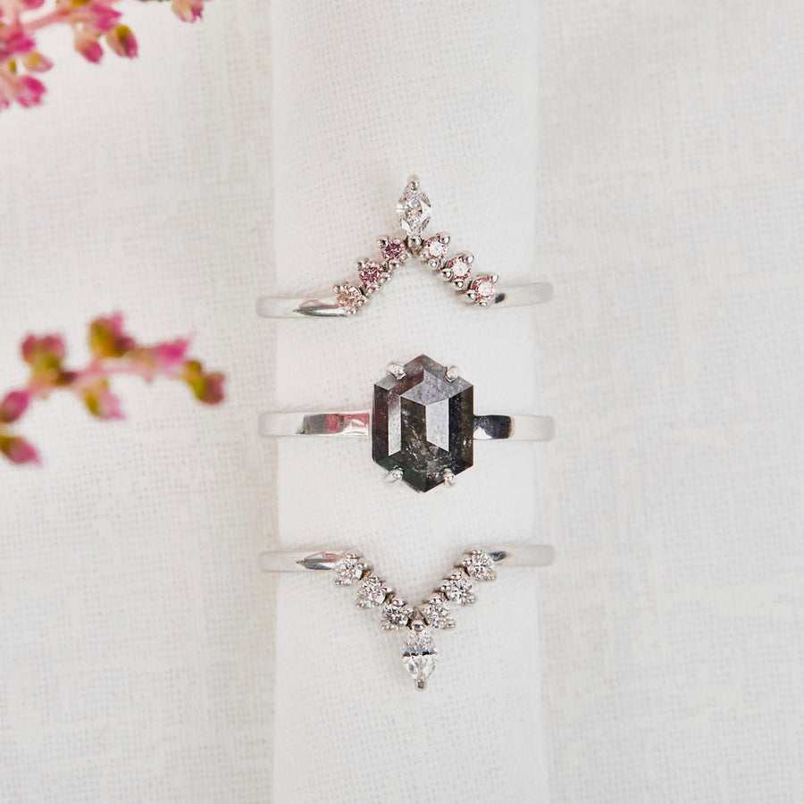 Sophia Perez Jewellery Wedding Rings The Aura Pink Diamond Wedding Ring