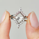 Platinum diamond wedding ring women