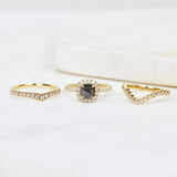 18ct yellow gold diamond wedding ring women